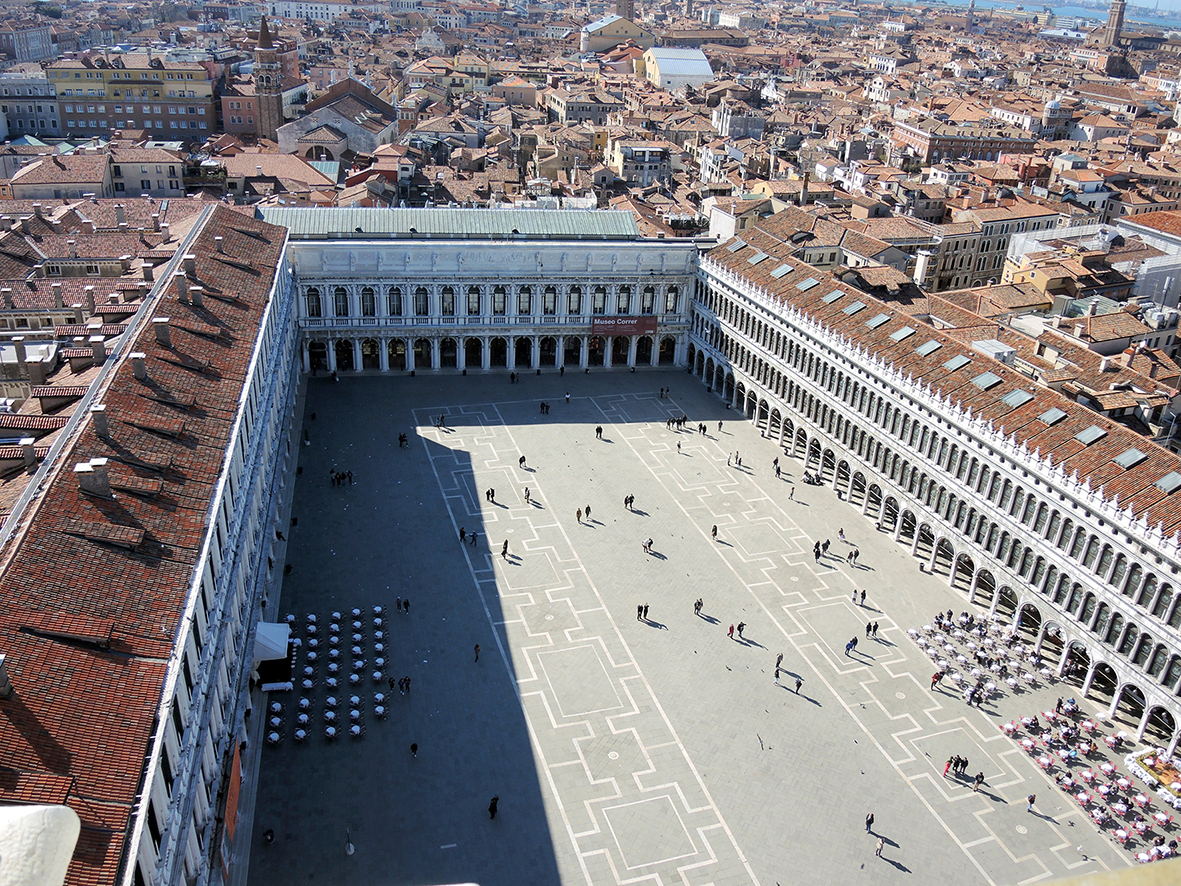 St. Mark's square seen from the bell tower