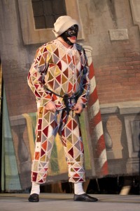 Carnevale di Venezia "SENSATION". Lo spettacolo teatrale "Arlecchino servo di due padroni" interpretato dall'attore Ferruccio Soleri