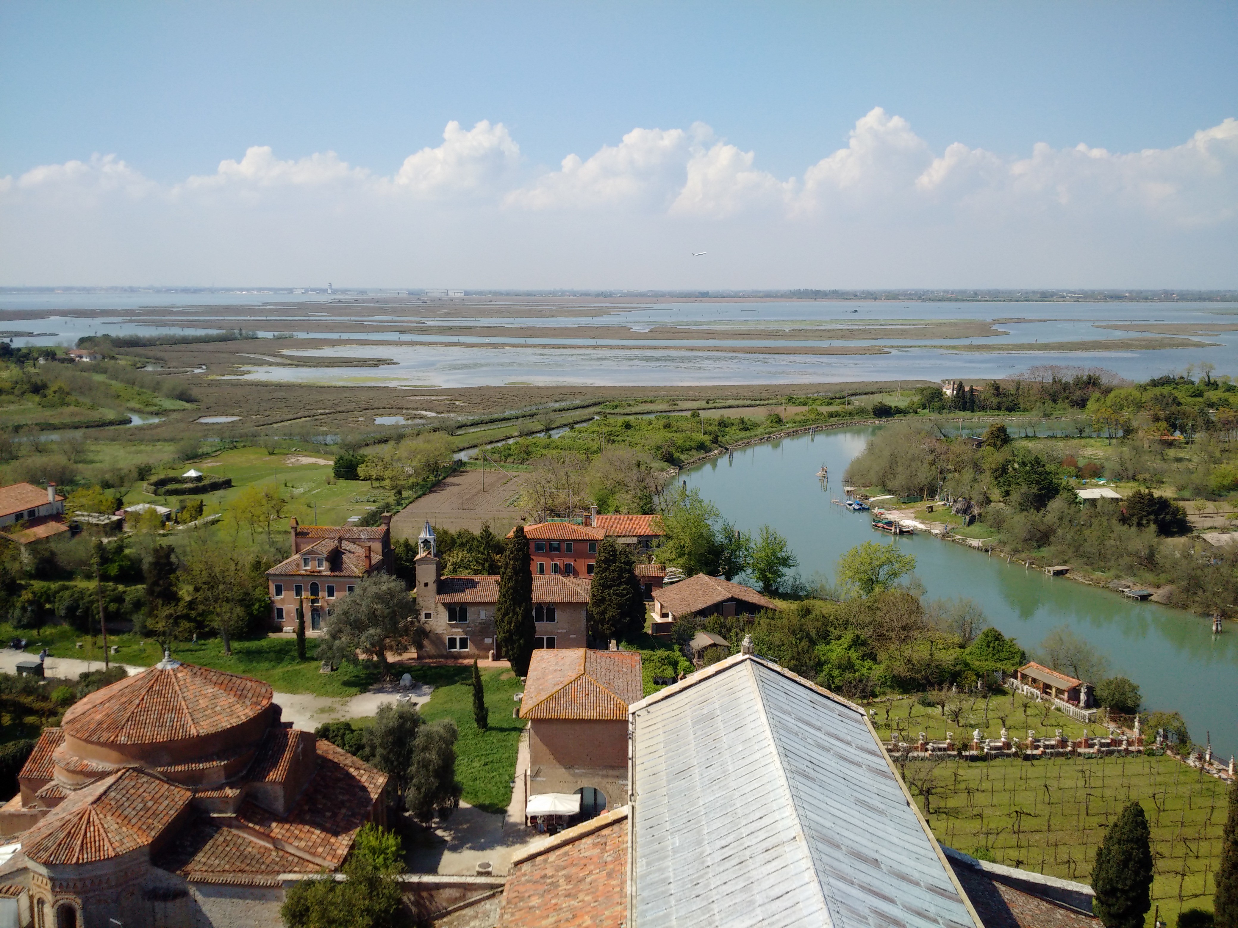 View of Torcello from the bell tower