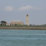 Torcello's cathedral seen from the lagoon