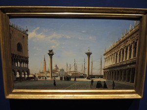Ippolito Caffi - Venice, early morning in the piazzetta - 1847/49