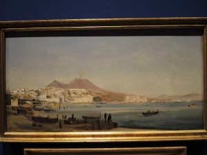 Ippolito Caffi - Naples, view from the shore of Chiaia - 1843