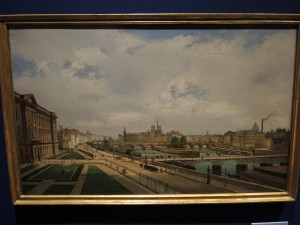 Ippolito Caffi - Paris, view of the city from the Louvre - 1855