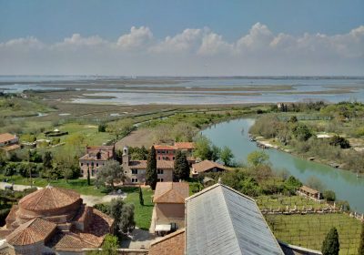General view of Torcello from the bell tower