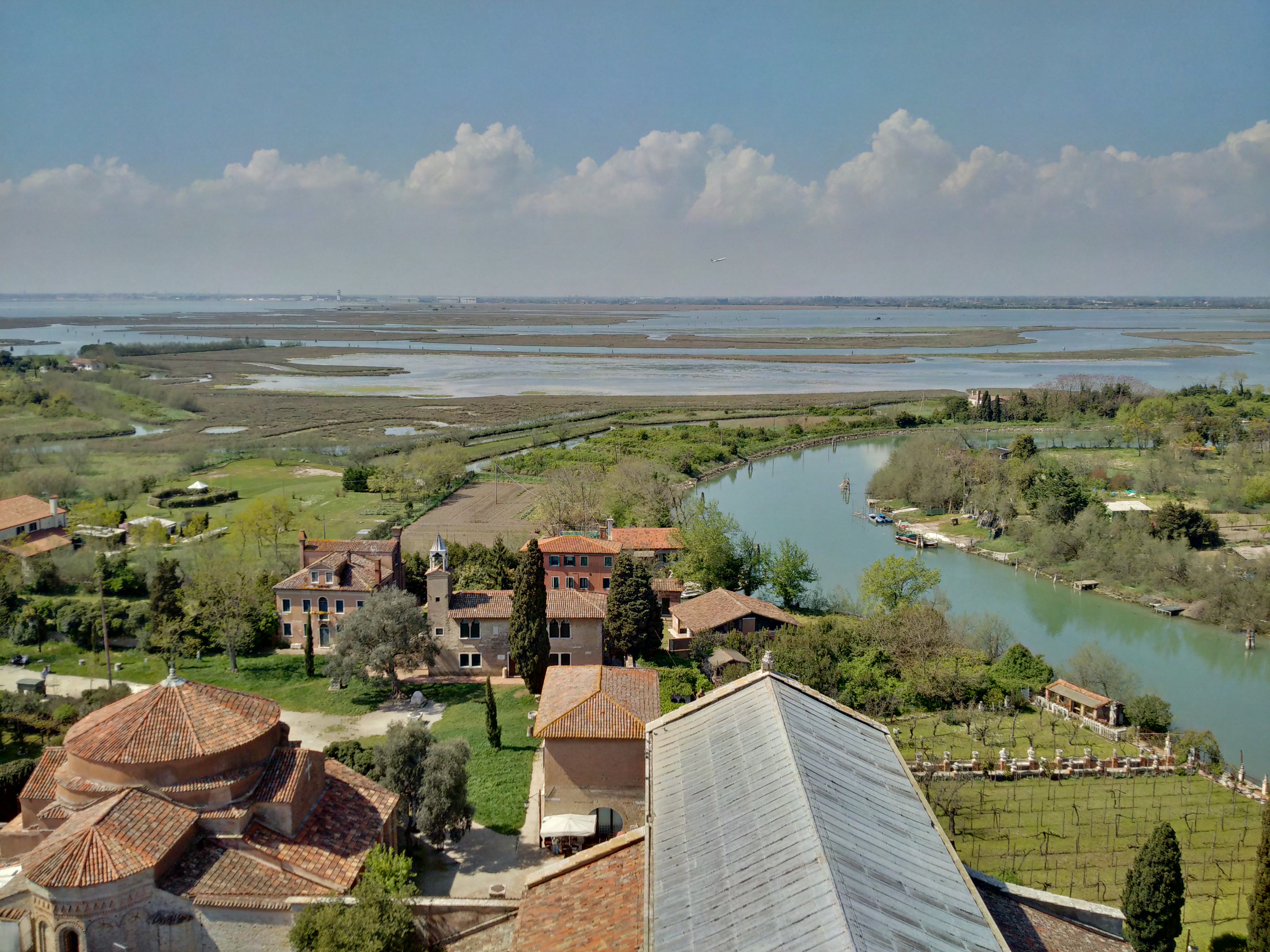 General view of Torcello from the bell tower