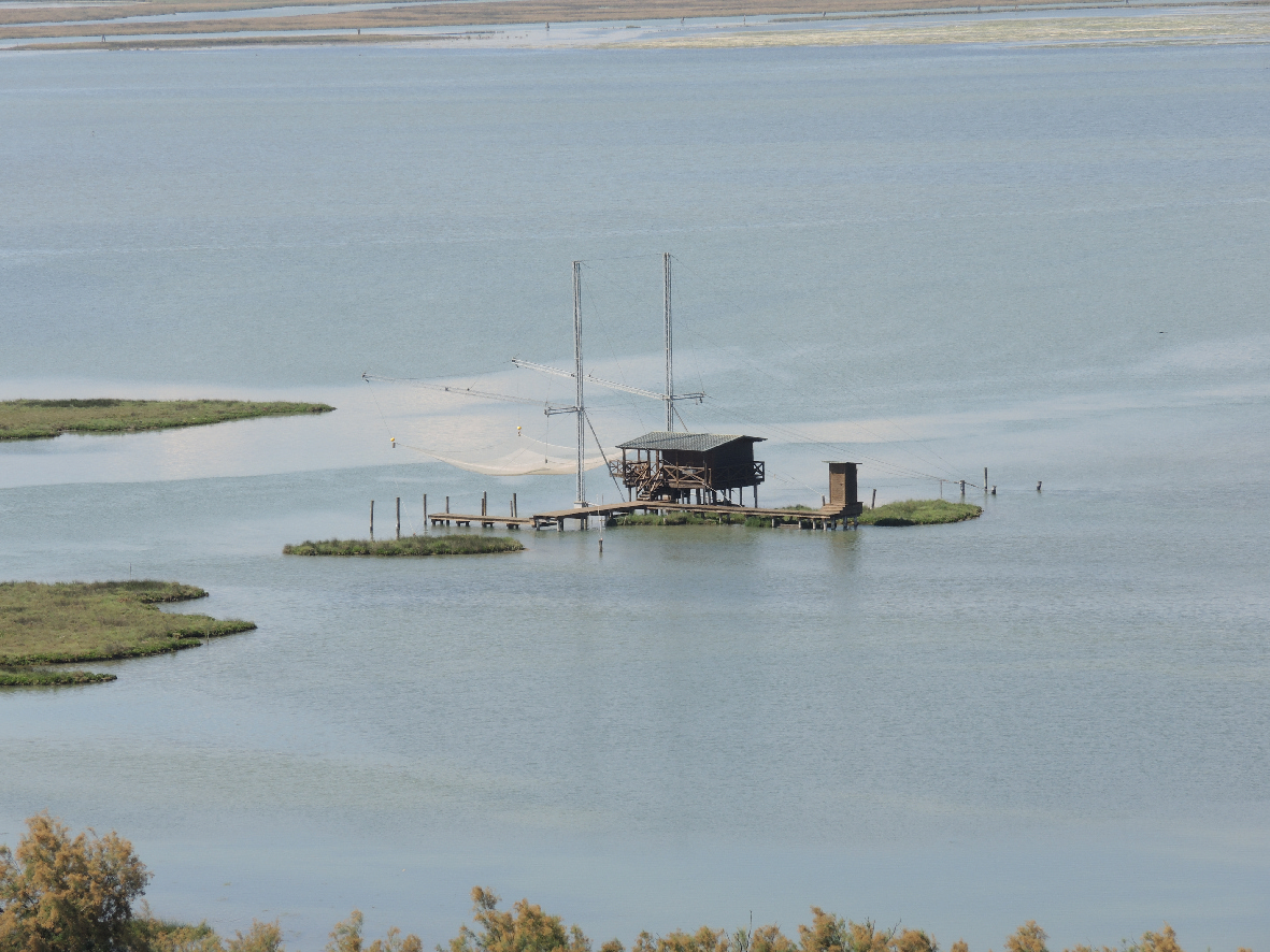 A local net-fishing hut in Torcello