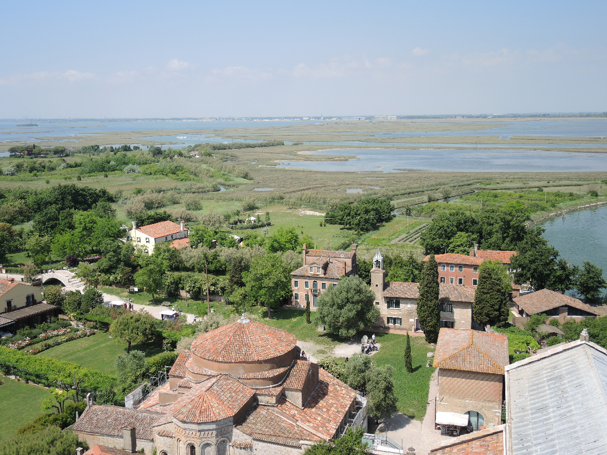 Torcello seen from the top of the bell tower