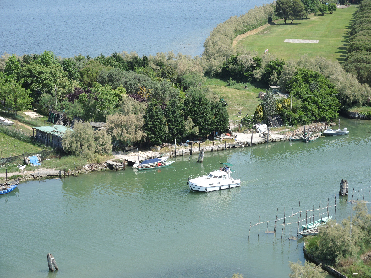 Navigating around Torcello