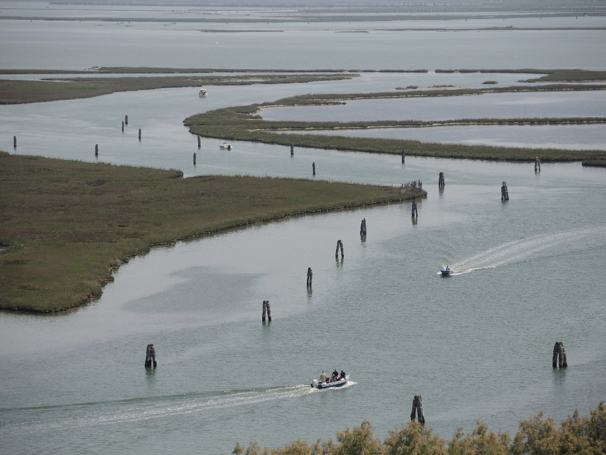 Mudflats and water channels in Torcello