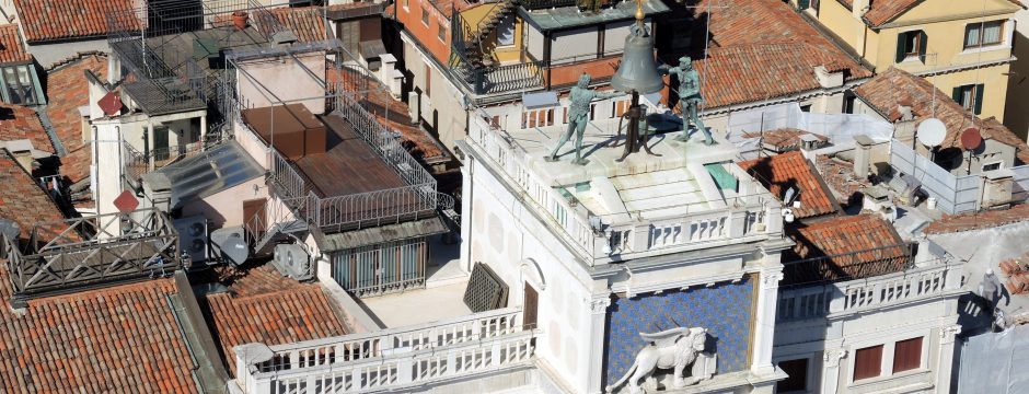 Top of the Clock Tower and roofs